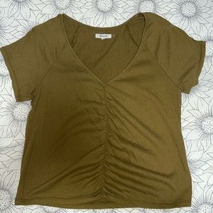 Madewell Olive short sleeve top